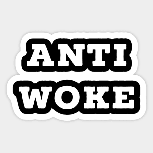 Anti-Woke Sticker